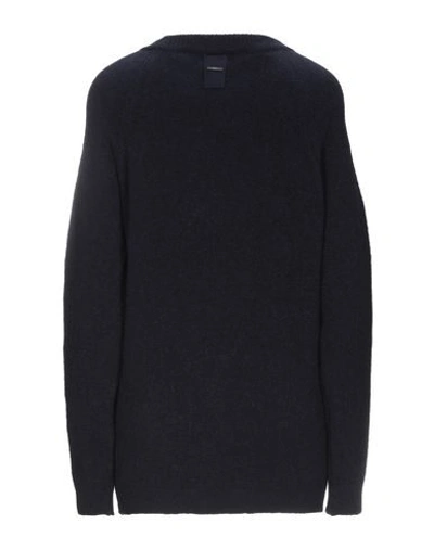 Shop High By Claire Campbell Sweaters In Dark Blue
