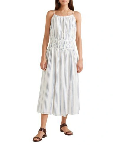 Shop Frame Woman Maxi Dress White Size Xs Cotton