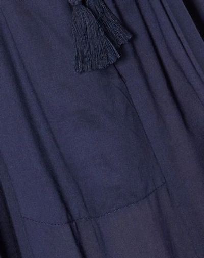 Shop Antik Batik Maxi Skirts In Dark Blue