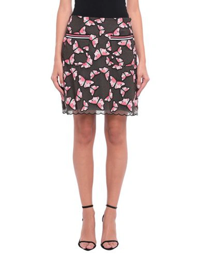 Shop Vivetta Woman Mini Skirt Cocoa Size 6 Polyester In Brown