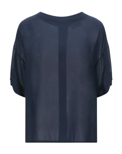 Shop Hope Blouses In Dark Blue