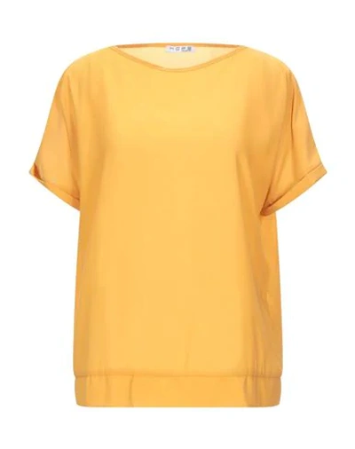 Shop Hope Blouses In Ocher