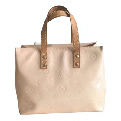 Louis Vuitton Reade White Patent Leather Handbag (Pre-Owned)