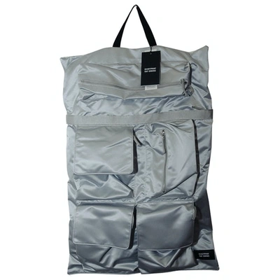 Pre-owned Raf Simons Backpack In Silver