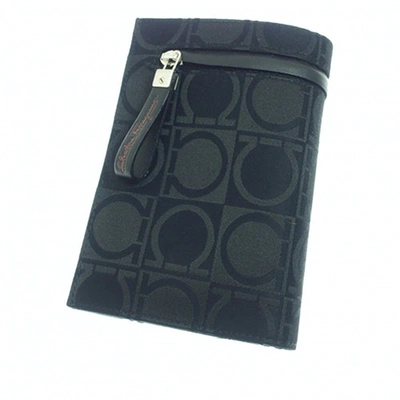 Pre-owned Ferragamo Black Cloth Wallet