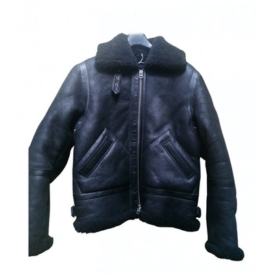 Pre-owned Acne Studios Black Leather Coat