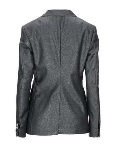 Shop Tonello Suit Jackets In Steel Grey