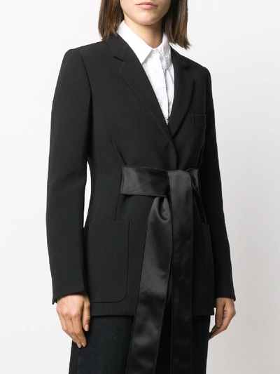 Shop Victoria Beckham Jacket In Black