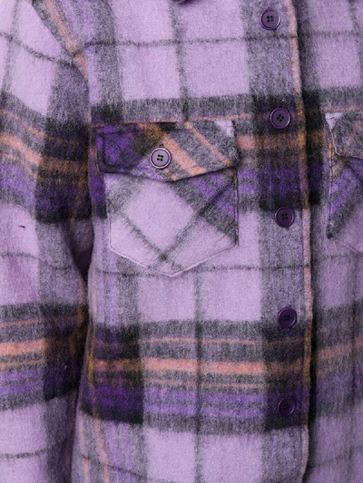 Shop Andamane Evita Wool Jacket In Violet