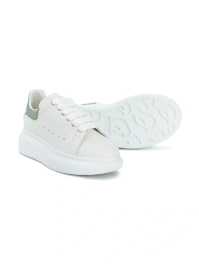 Shop Alexander Mcqueen Oversized Low-top Sneakers In White