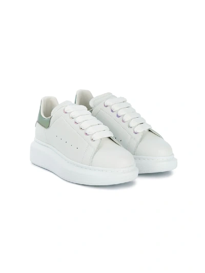 Shop Alexander Mcqueen Oversized Low-top Sneakers In White