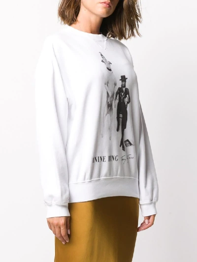 Shop Anine Bing X Terry O'neill Ramona Sweatshirt In White