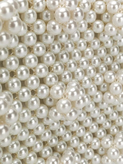 Shop Shrimps Antonia Faux-pearl Tote Bag In White