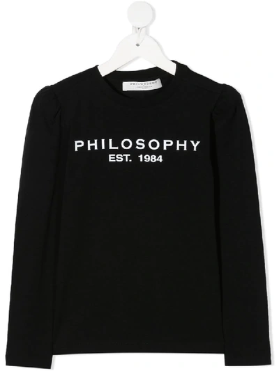 PHILOSOPHY DI LORENZO SERAFINI LOGO PRINT T-SHIRT 