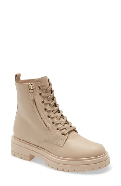 Shop Gianvito Rossi Combat Boot In Mousse