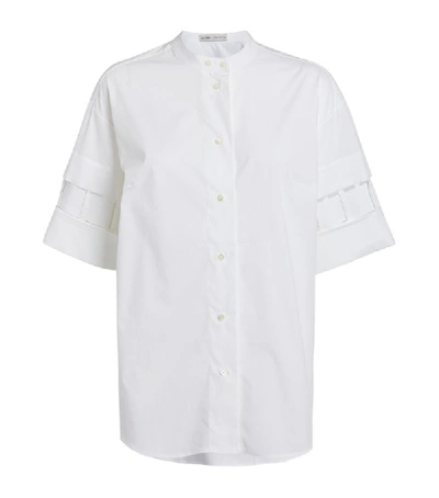 Shop Palmer Harding Palmer//harding Collarless Nura Shirt