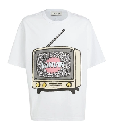 Shop Lanvin Sketch Tv Print T-shirt