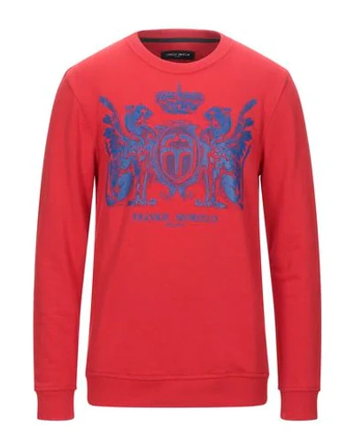 Shop Frankie Morello Sweatshirts In Red