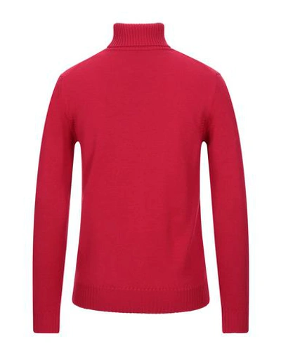 Shop Altea Man Turtleneck Red Size Xl Merino Wool