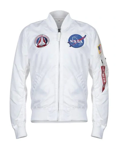Shop Alpha Industries Jackets In White