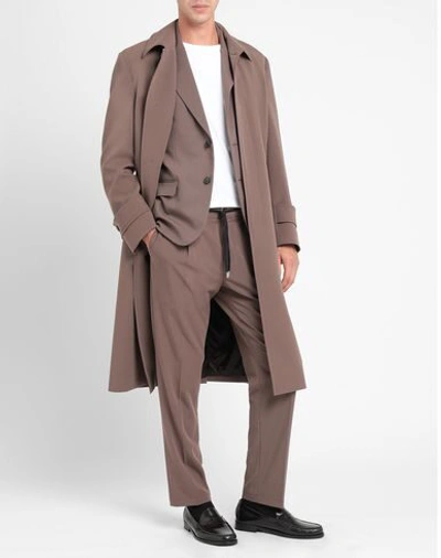 Shop 8 By Yoox Coats In Dove Grey