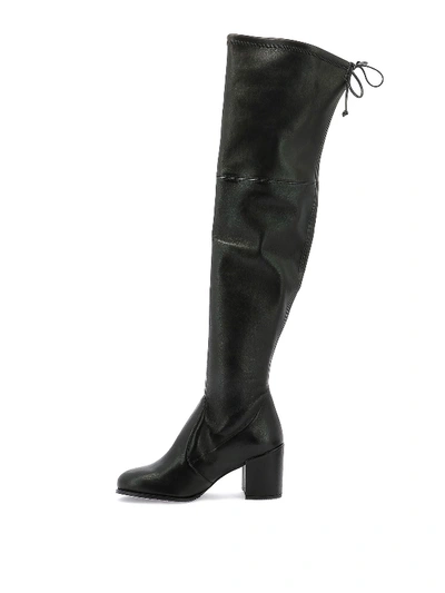 Shop Stuart Weitzman Tieland Boots In Black