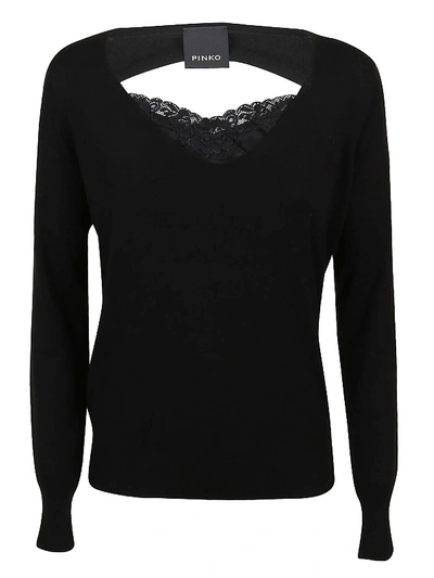 Shop Pinko Burkina Faso Sweater In Black