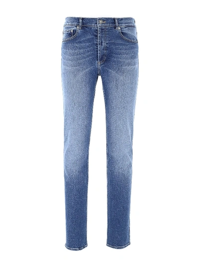 Shop Givenchy Faded Denim Jeans In Light Wash
