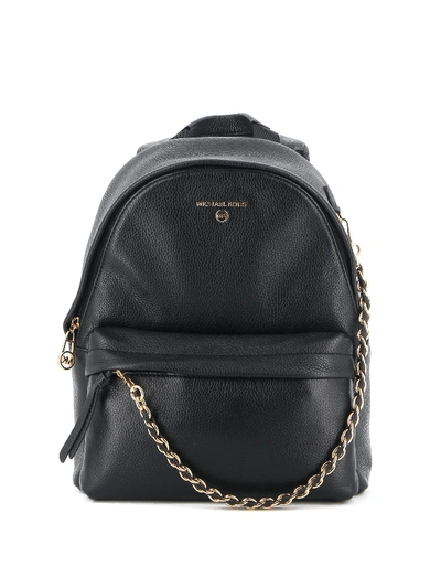 Shop Michael Kors Slater Medium Backpack In Black