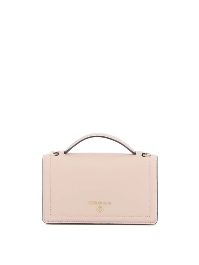 Shop Michael Kors Mini Phone Bag In Light Pink
