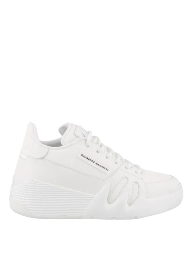 Shop Giuseppe Zanotti Talon Sneakers In White
