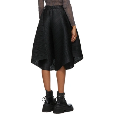 Shop Issey Miyake Pleats Please  Black Motion Trousers In 15 Black