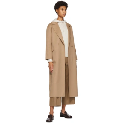 Shop Max Mara Beige Wool Argo Coat In 007 Camel