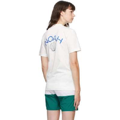 Shop Noah White Adidas Edition Shell Pocket T-shirt