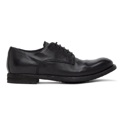 Shop Officine Creative Black Journal 1 Derbys In Nero 1000