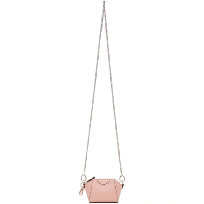 Shop Givenchy Pink Baby Antigona Bag In 662 Candy