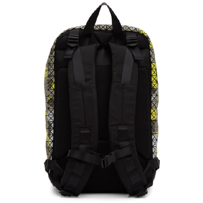 Shop Bao Bao Issey Miyake Grey And Yellow Camouflage Kuro Liner Backpack In 58 Yellowmx