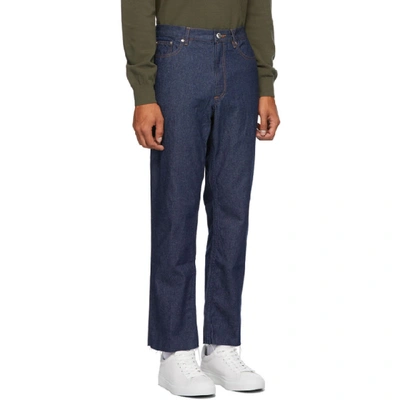 Shop A.p.c. Blue Rudie Jeans In Ial Indigod