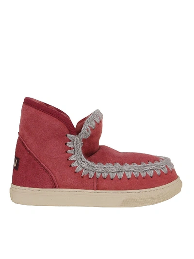 Shop Mou Sskimo Sneakers In Red