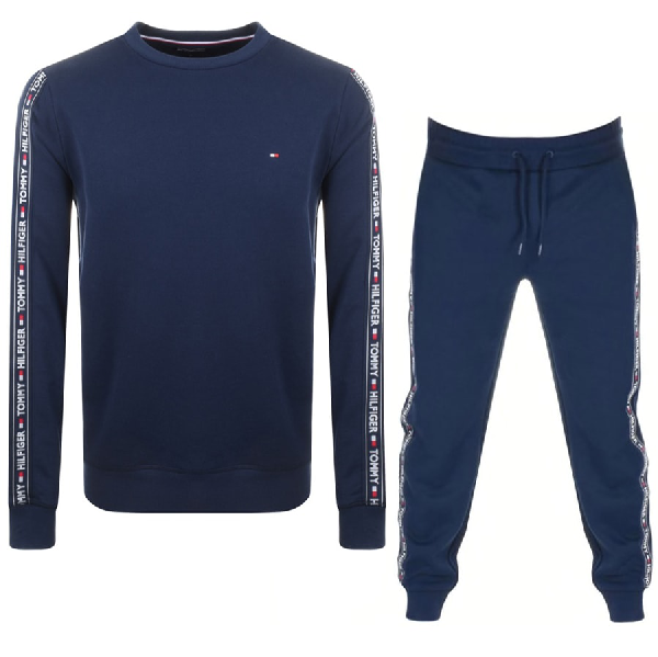 tommy hilfiger side tape tracksuit