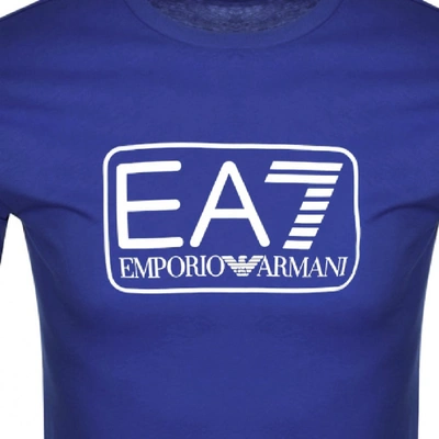 Shop Ea7 Emporio Armani T Shirt Blue