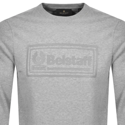 Shop Belstaff Crew Neck Sweatshirt Grey