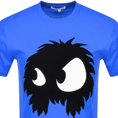 Shop Mcq By Alexander Mcqueen Mcq Alexander Mcqueen Logo T Shirt Blue