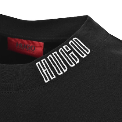 Shop Hugo Dotch Long Sleeve T Shirt Black