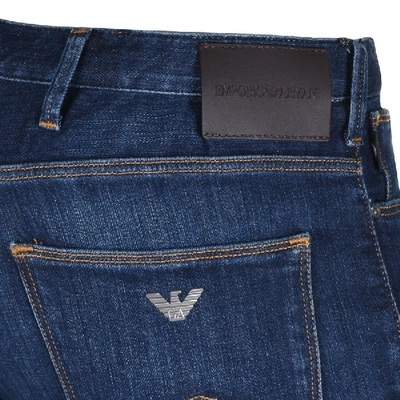 Armani Collezioni Emporio Armani J06 Slim Fit Jeans Blue | ModeSens