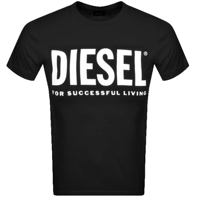 Shop Diesel T Diego Short Sleeved T Shirt Black