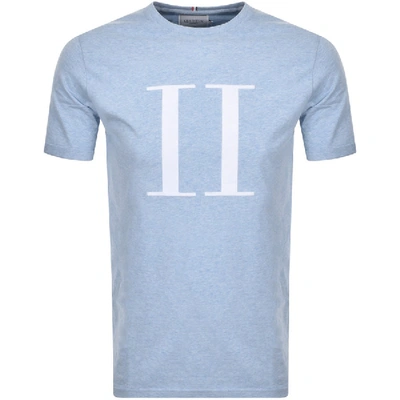 Shop Les Deux Crew Neck Encore T Shirt Blue