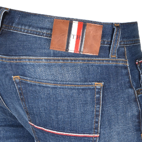 Tommy Hilfiger Denton Straight Fit Jeans Blue | ModeSens