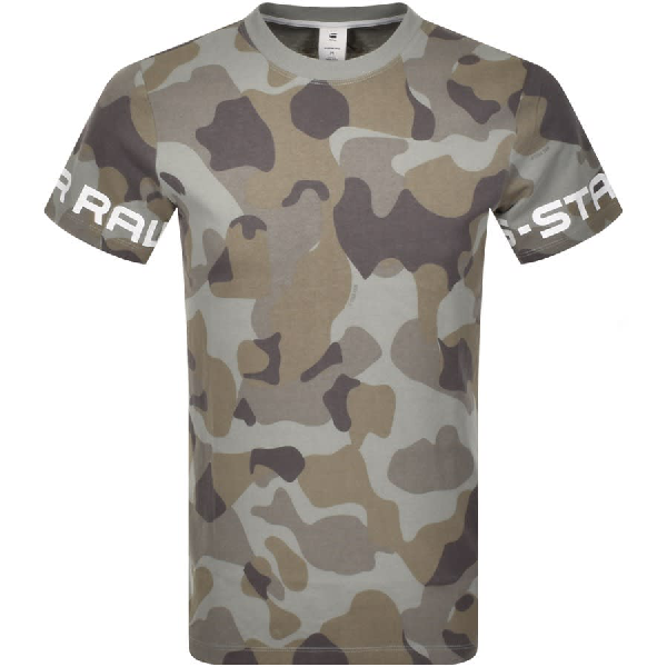 raw camouflage t shirt