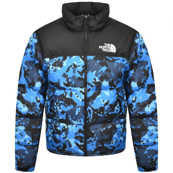 The North Face 1996 Retro Nuptse Water Resistant Down Puffer Jacket In Blue Modesens